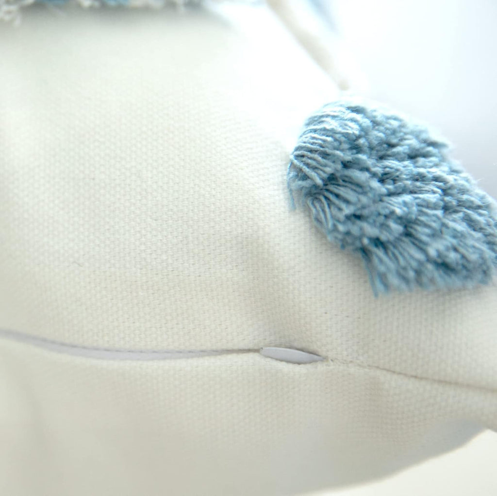 Blue Boho Textured Pillow Covers