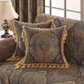 Gold Jacquard Decorative Pillow Cover